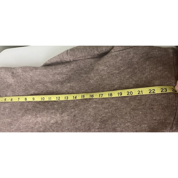 Aha Selected Duster Cardigan Sweater Open Long Womens One Size Brown Super Soft - Picture 7 of 9